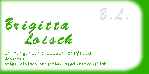 brigitta loisch business card